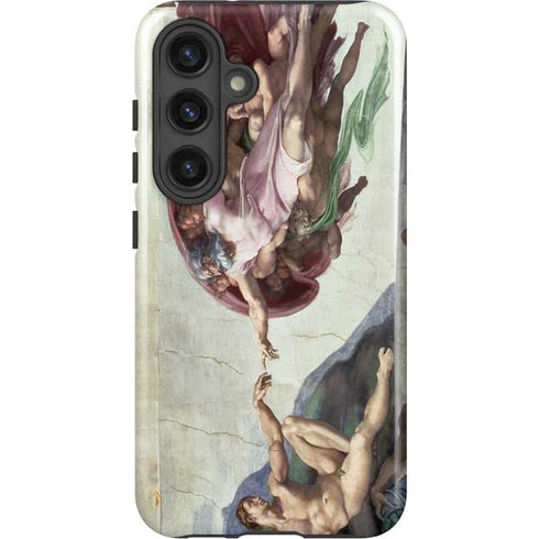 Creation of Adam by Michelangelo Galaxy S24 Plus Impact Case
